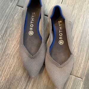 Rothy's The Point Gray Women's knit ballet flat Shoes